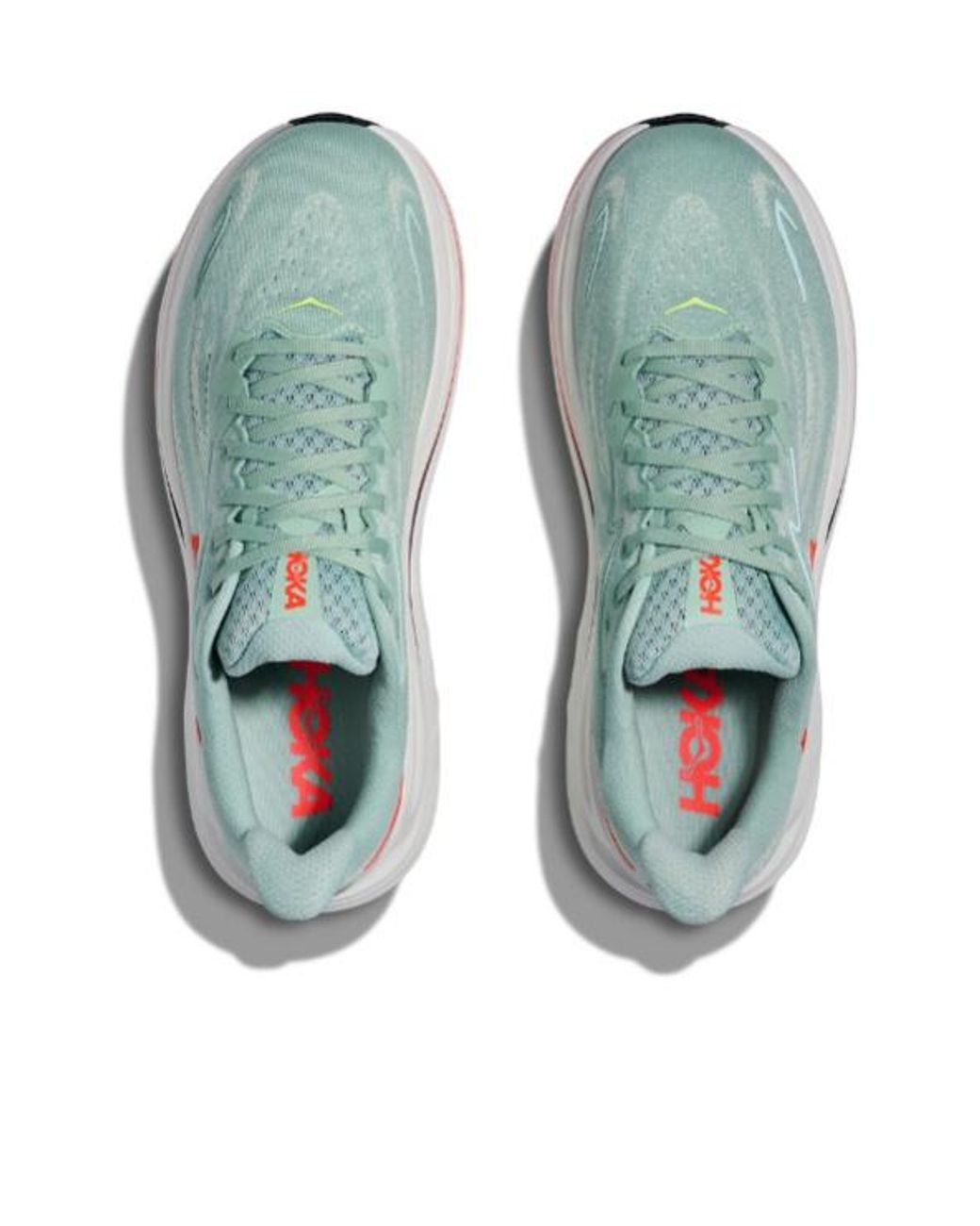 Hoka One One Blue Clifton 10 Lace-Up Sneakers for men