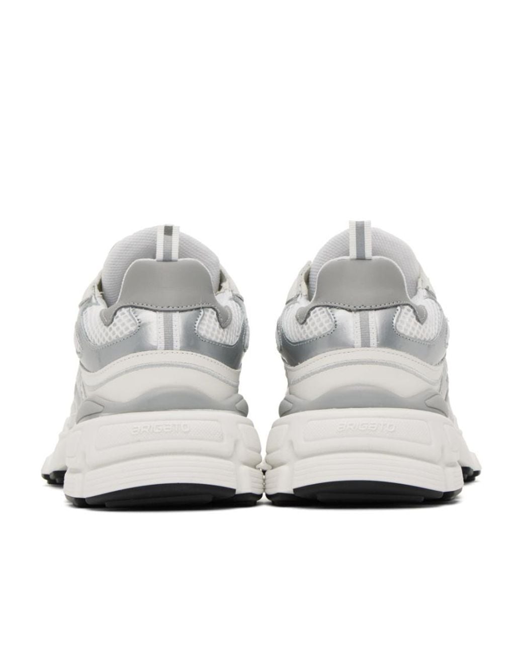 Axel Arigato White Layered Leather And Mesh Sneakers