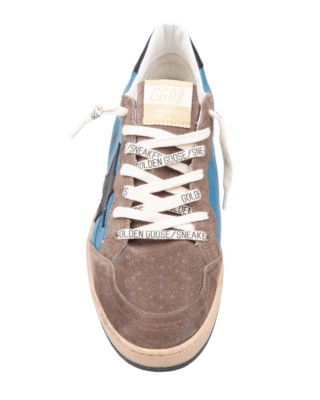 Golden Goose Deluxe Brand Blue Ballstar Sneakers for men