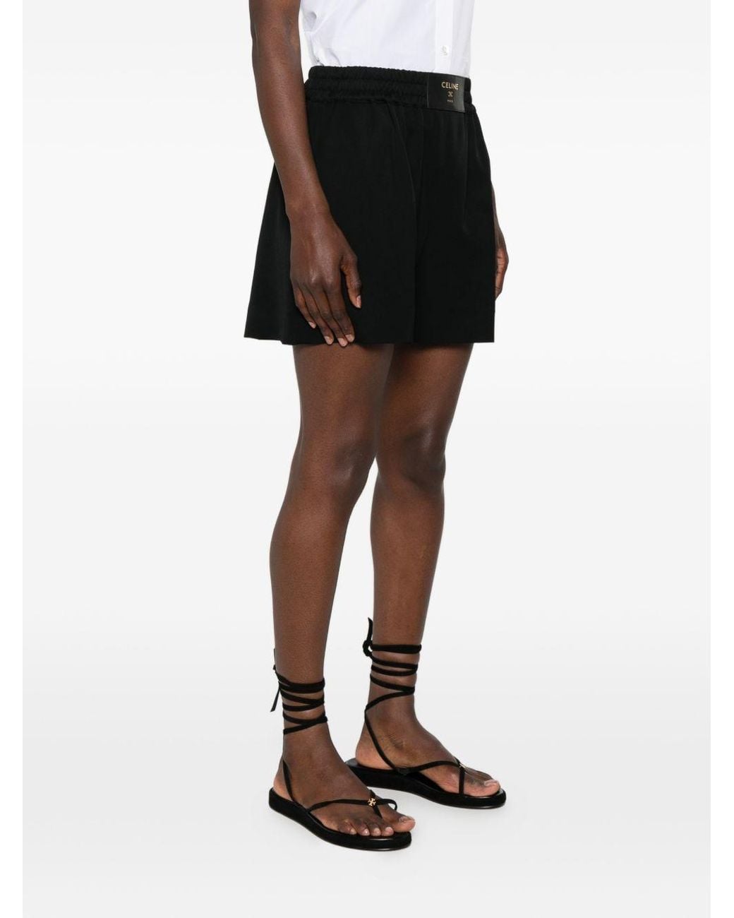 Céline Black Shorts