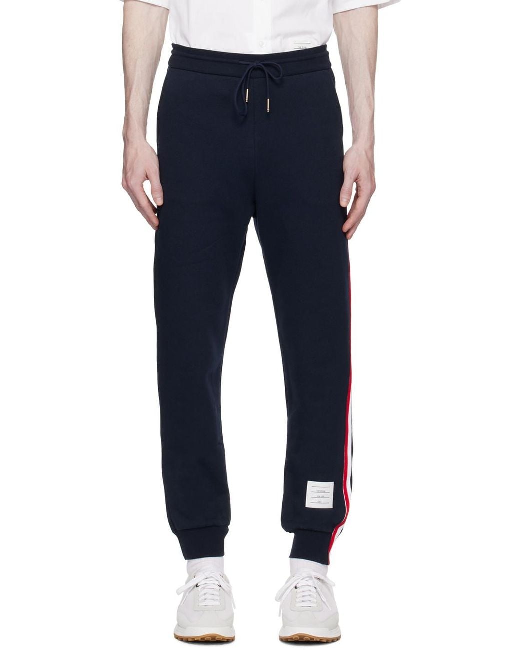 Thom Browne Blue Rwb Stripe Track Pants for men