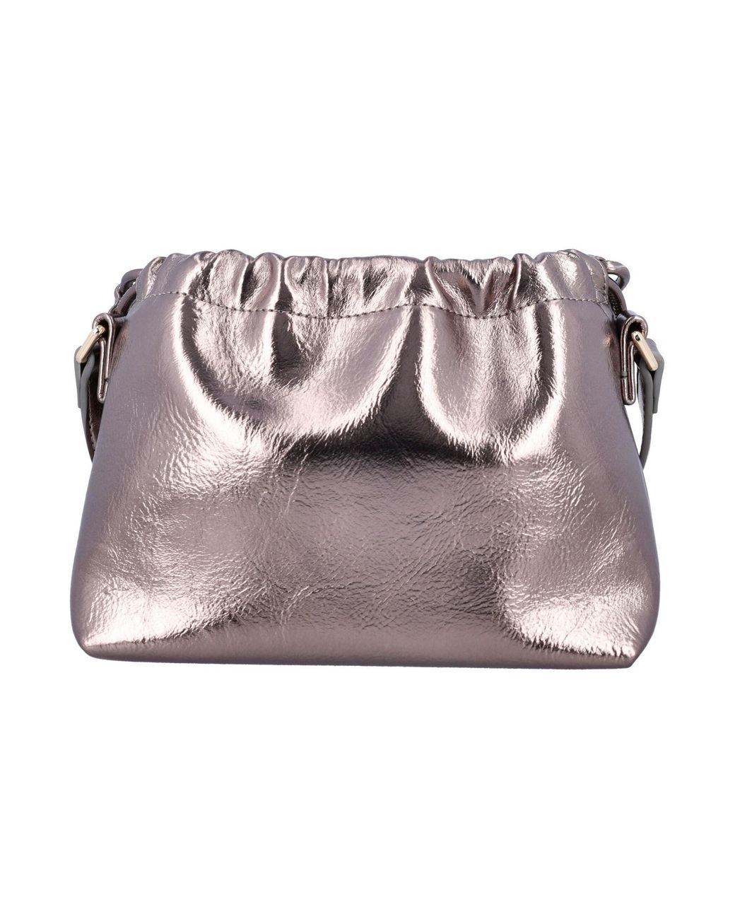 A.P.C. Gray Ninon Mini Shoulder Bag