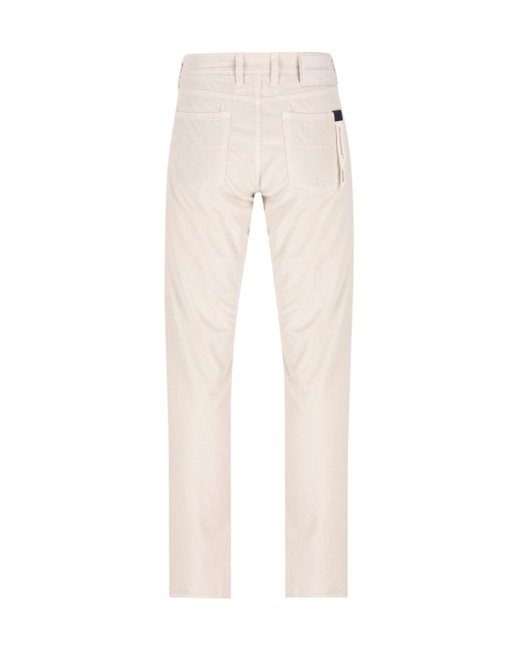 Tramarossa White Michelangelo Corduroy Pants for men