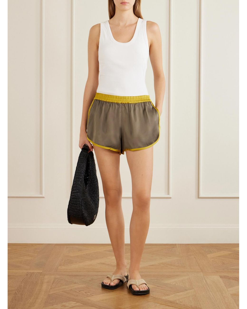 Tibi White Casual Tank Top