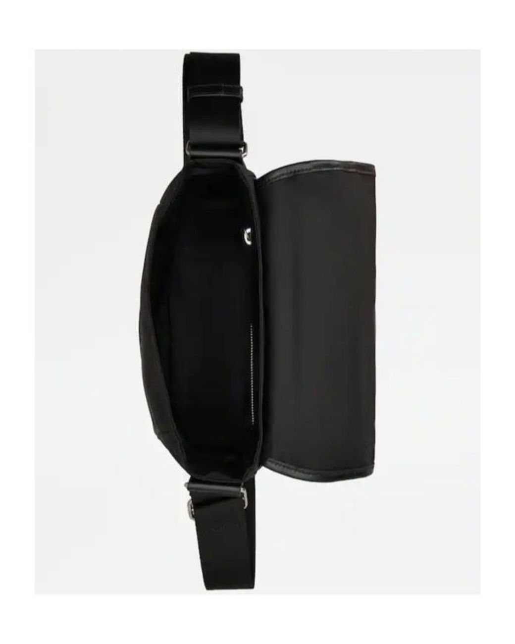 Tod's Black Mini Flap Shoulder Bag for men