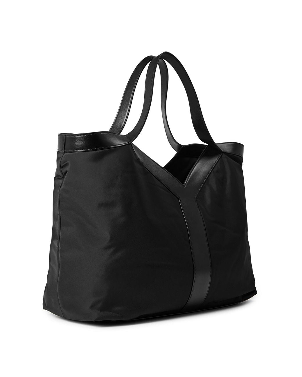 Saint Laurent Black Nylon Tote Bag for men