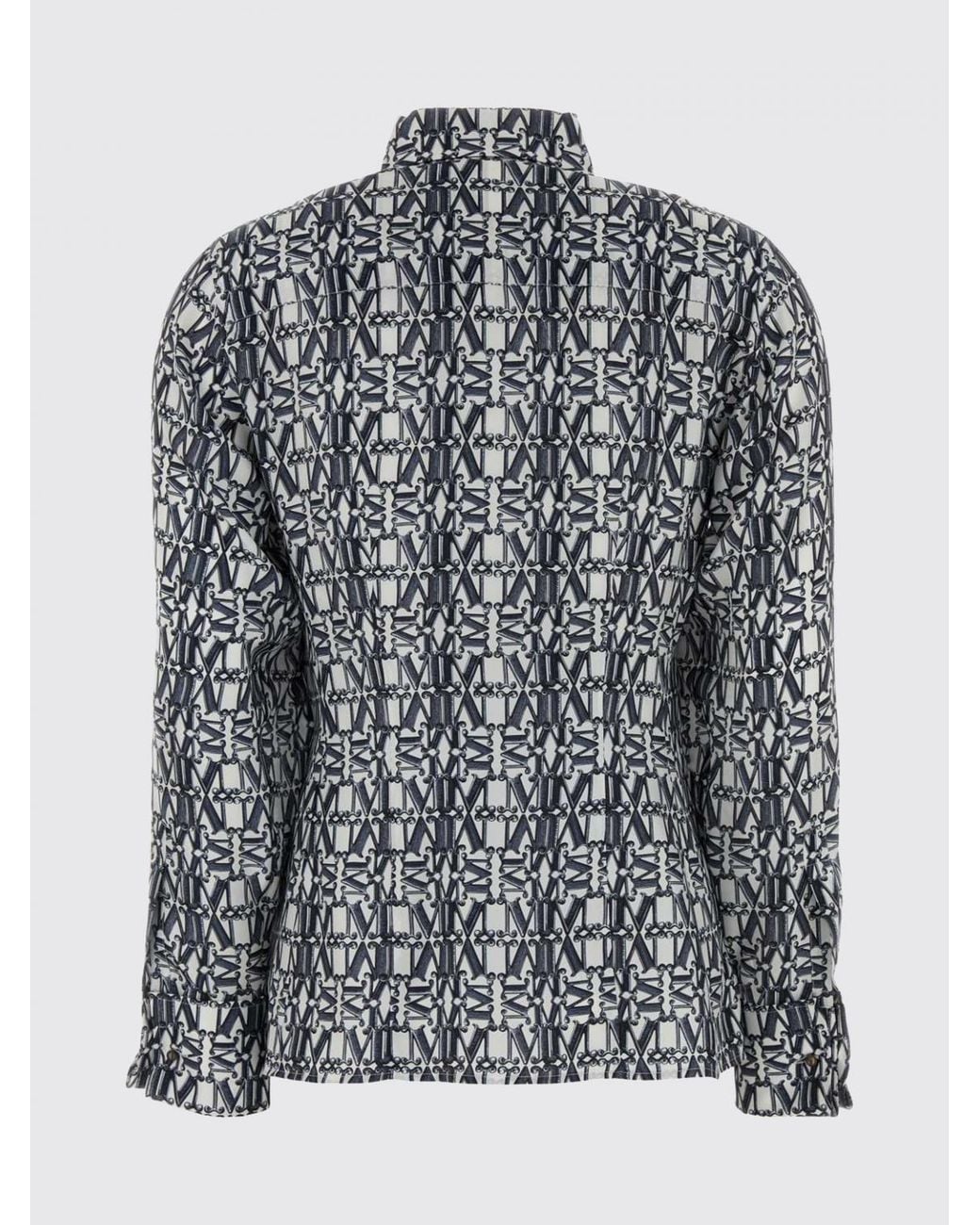 Max Mara Gray Long-Sleeved Shirt