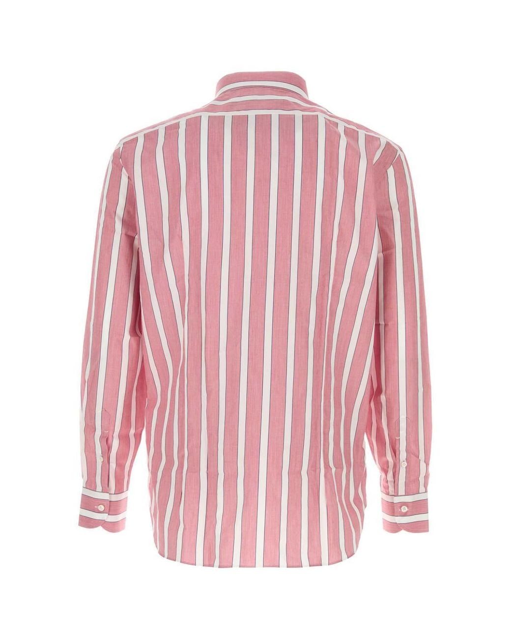 Junya Watanabe Pink Maria Santangelo Stripe Long Sleeve Shirt for men