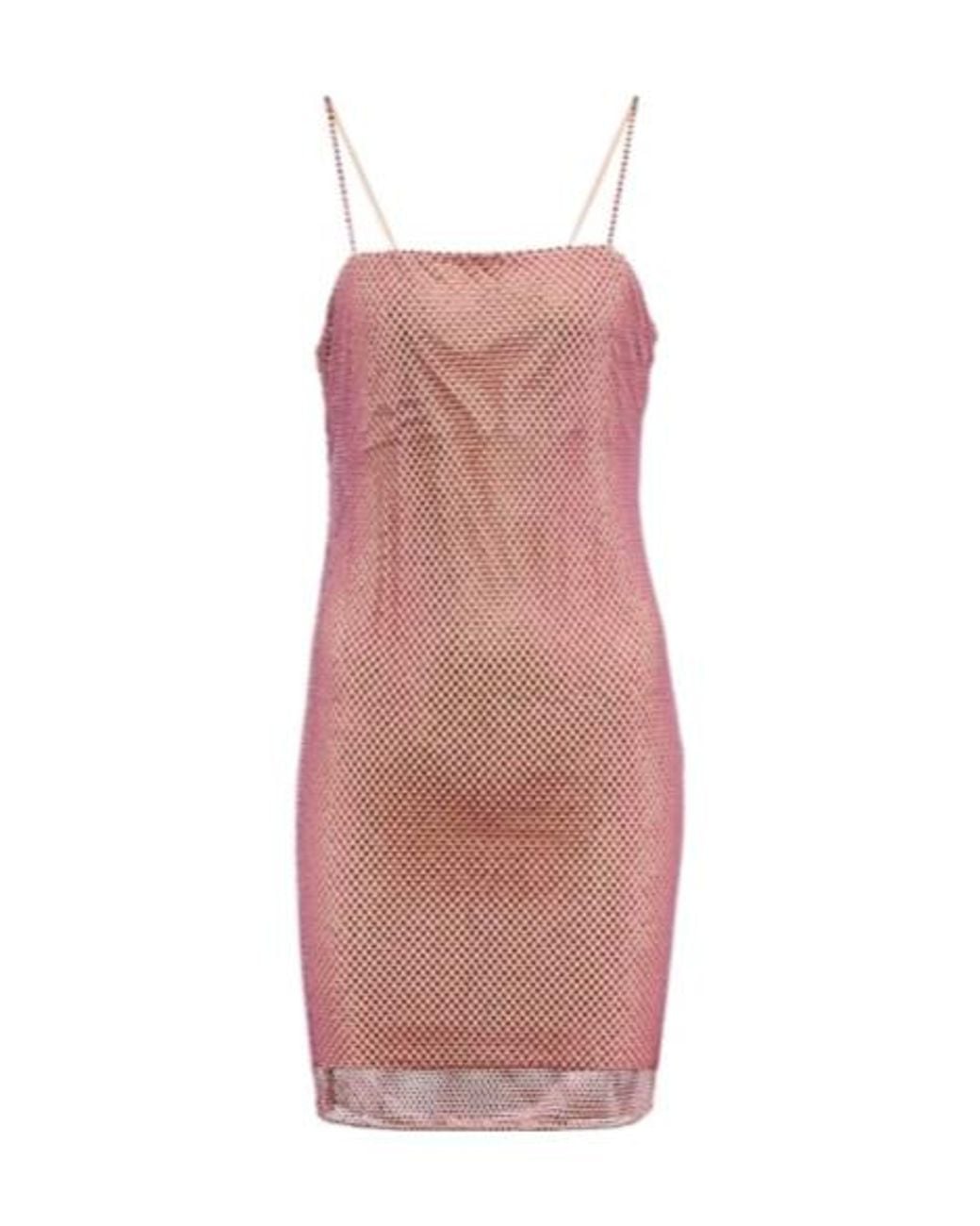 Stella McCartney Pink Crystal-Embellished Minidress