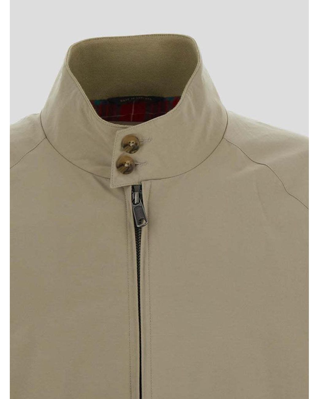 Baracuta Green G 9 Harrington Zip-Up Bomber Jacket for men