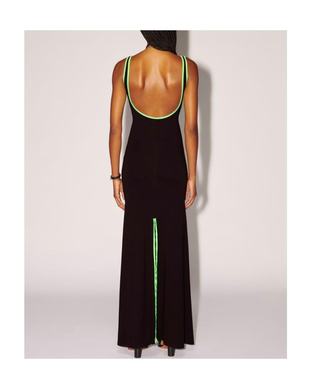 Ambush Black Heart Hole Sleeveless Long Dress