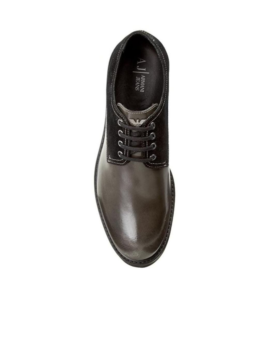 Armani Jeans Black Logo Details Business Casual Shoes for men