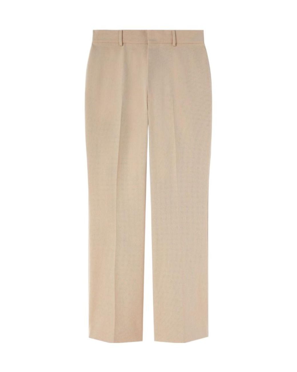 Palm Angels Natural Mid-Rise Flared Pants for men