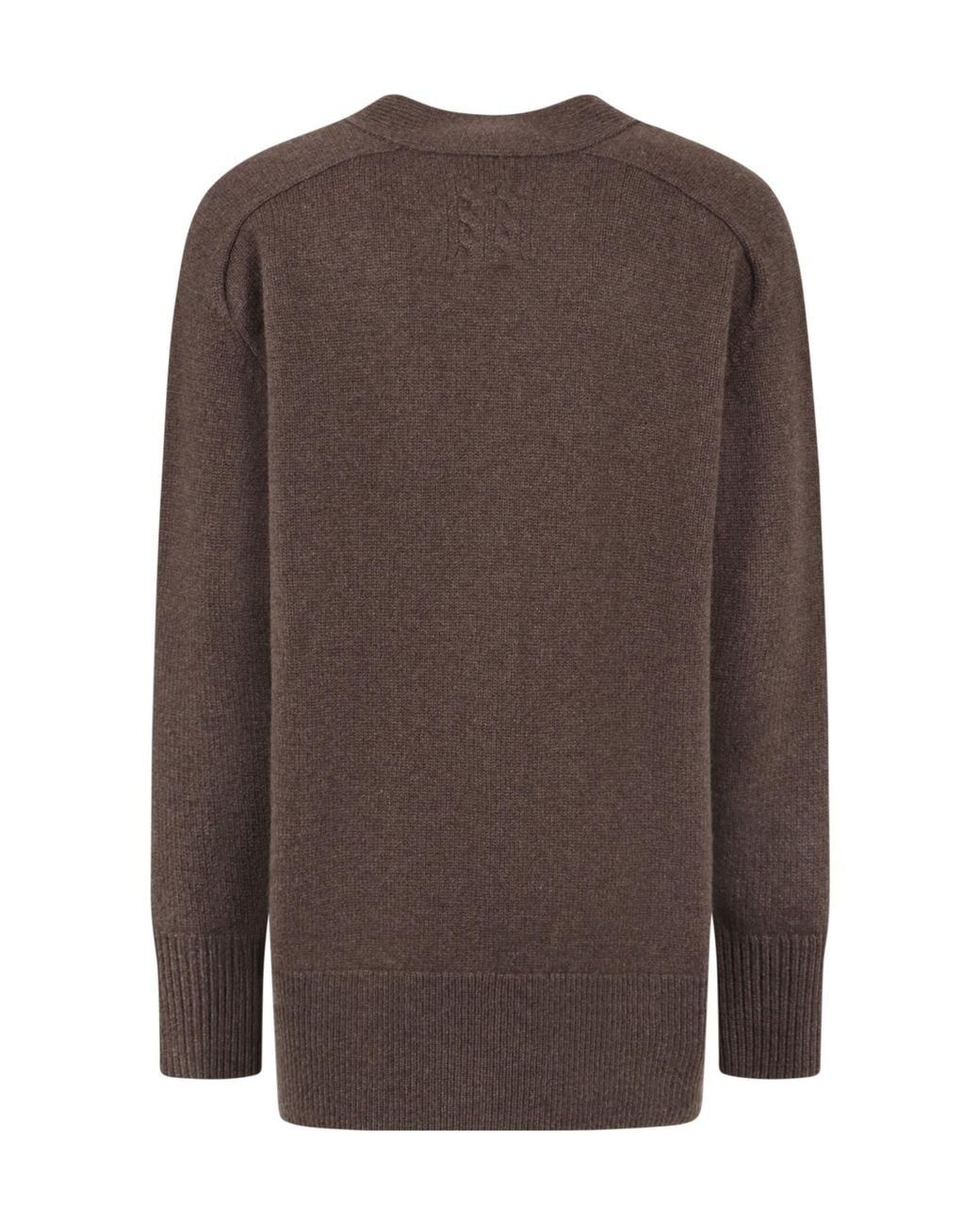 Nili Lotan Brown Jaycee Wool Blend Cardigan