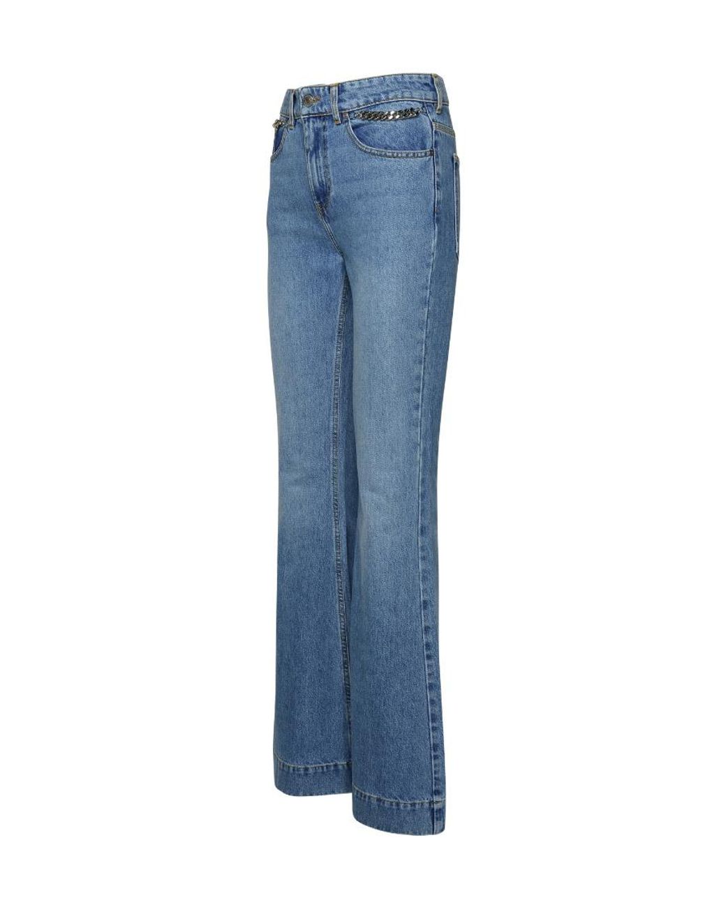 Stella McCartney Blue Flared Jeans