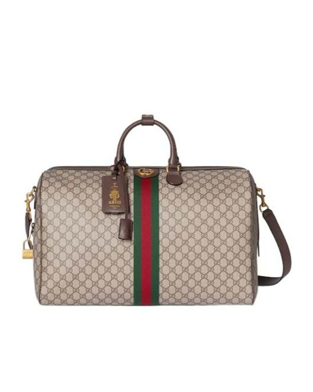 Gucci Brown Savoy Large Duffle Bag for men