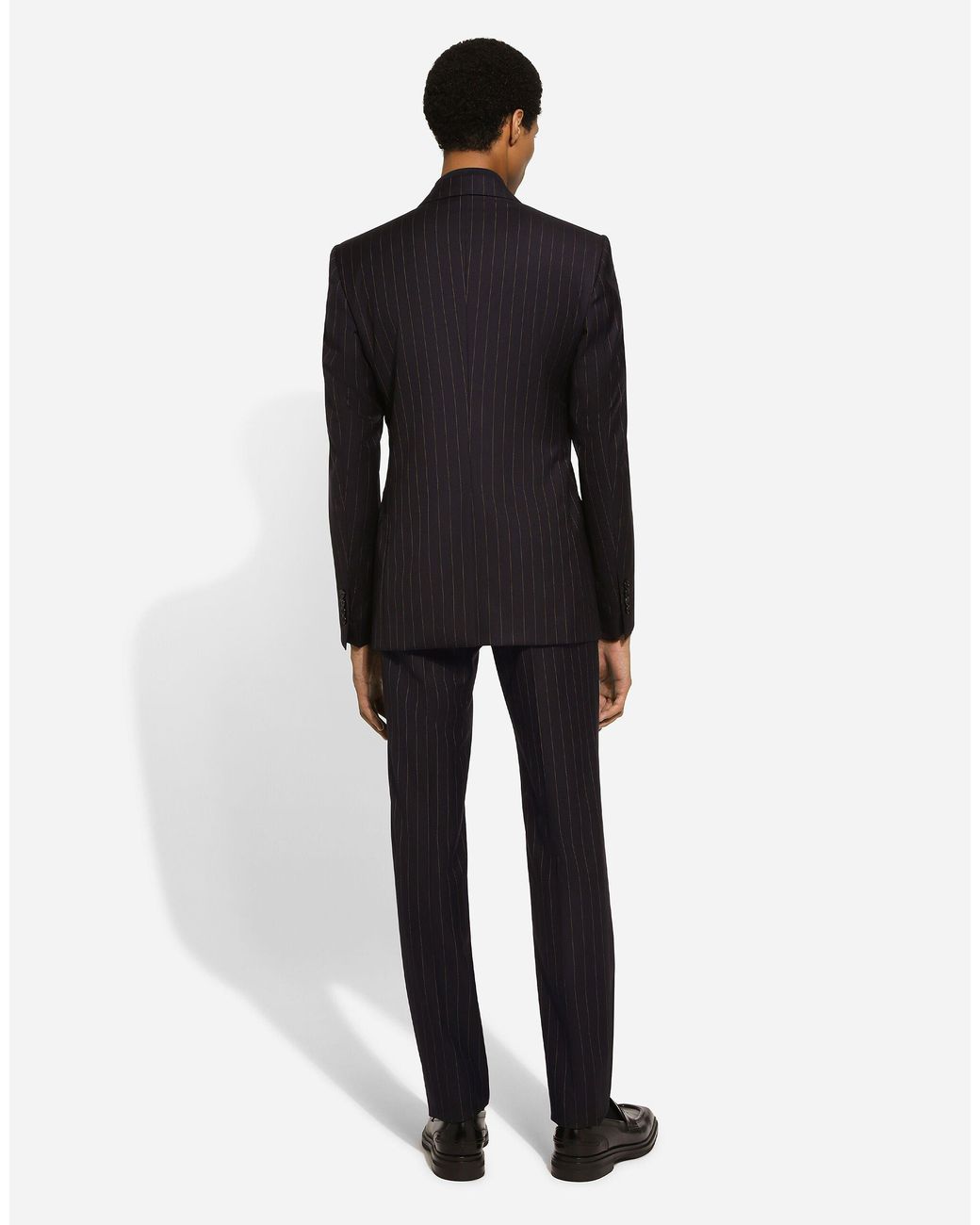 Dolce & Gabbana Black Regular & Straight Leg Pants for men