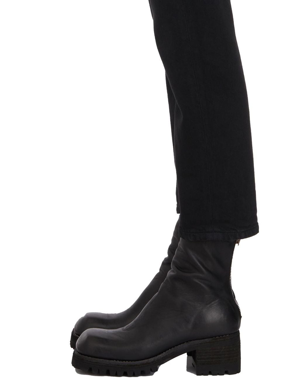 Dondup Black Multi-Button Denim Trousers