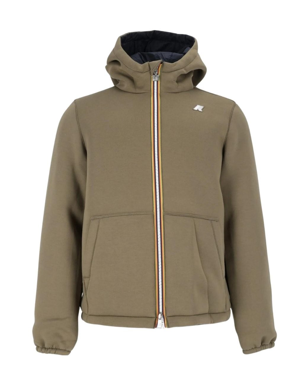 K-Way Blue Slim Full-Zip Hoodie for men