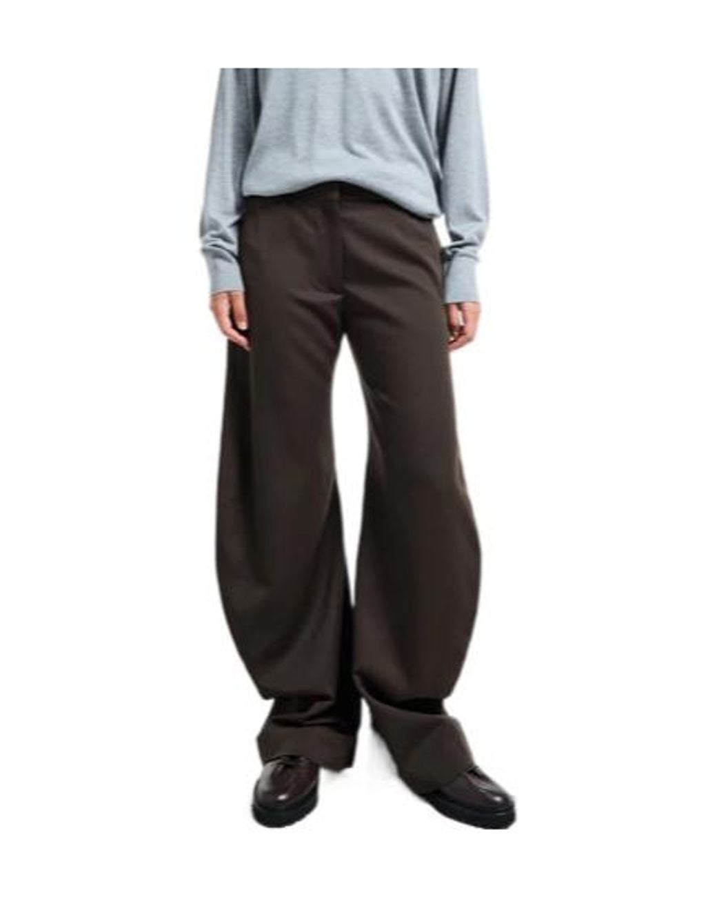 Acne Black Low-Waist Trousers