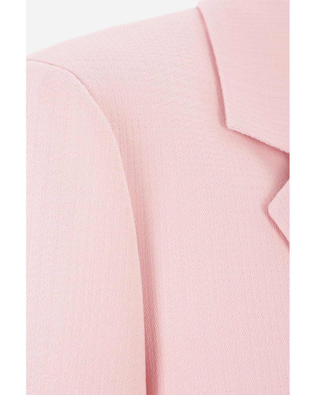 Burberry Pink Single-Breasted Tailored Blazer