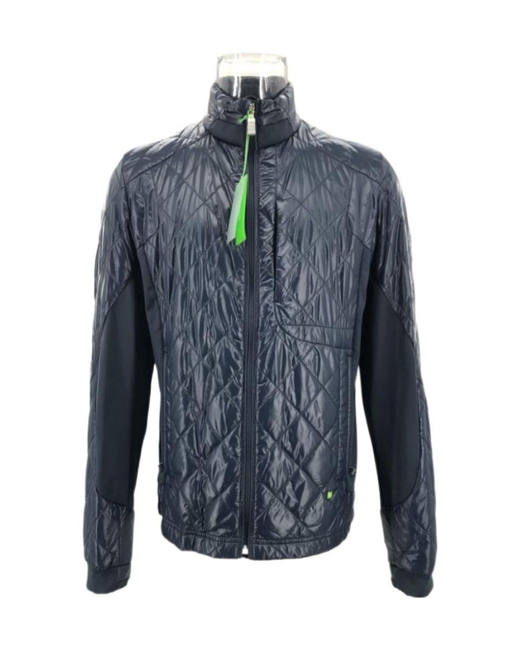 Boss Blue Quilted Cotton Clothes for men