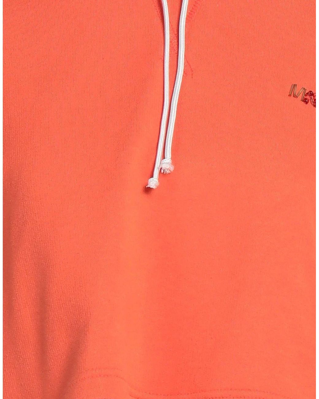 Marni Red Solid Color Short-Sleeve Hooded T-Shirt
