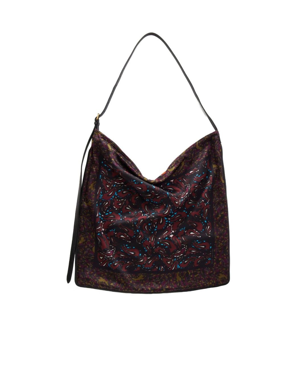 Dries Van Noten Black Oversized Scarf Bag