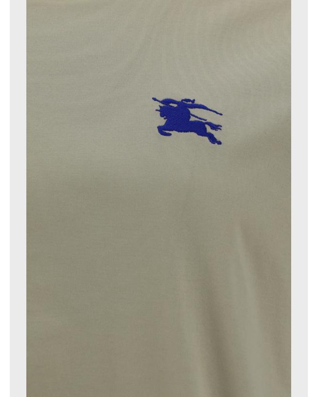 Burberry Natural Ekd-Embroidered Crewneck T-Shirt for men