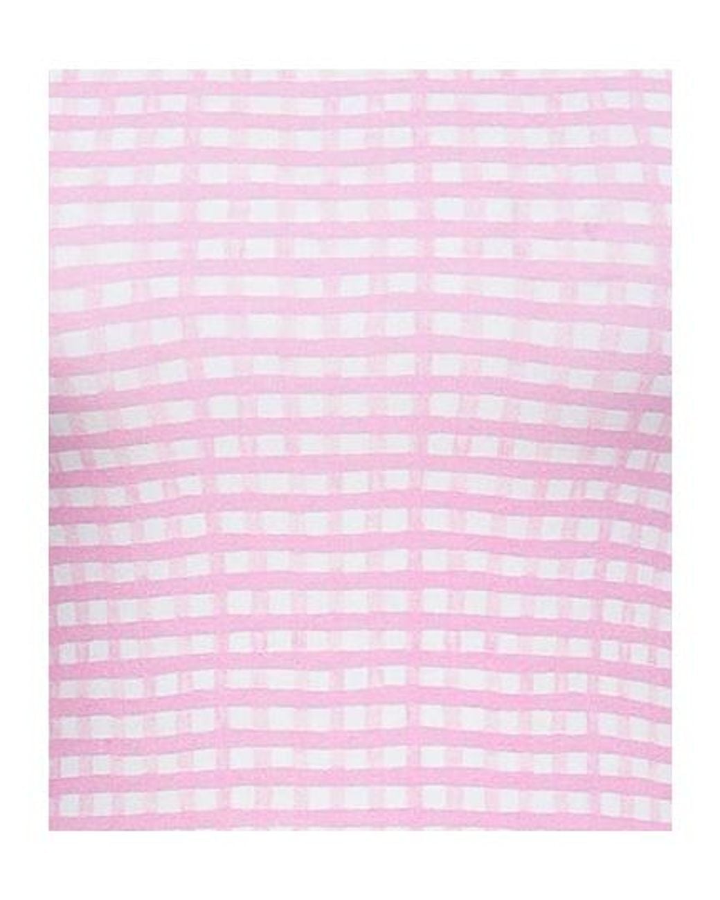Jacquemus Pink Plaid Print T-Shirt