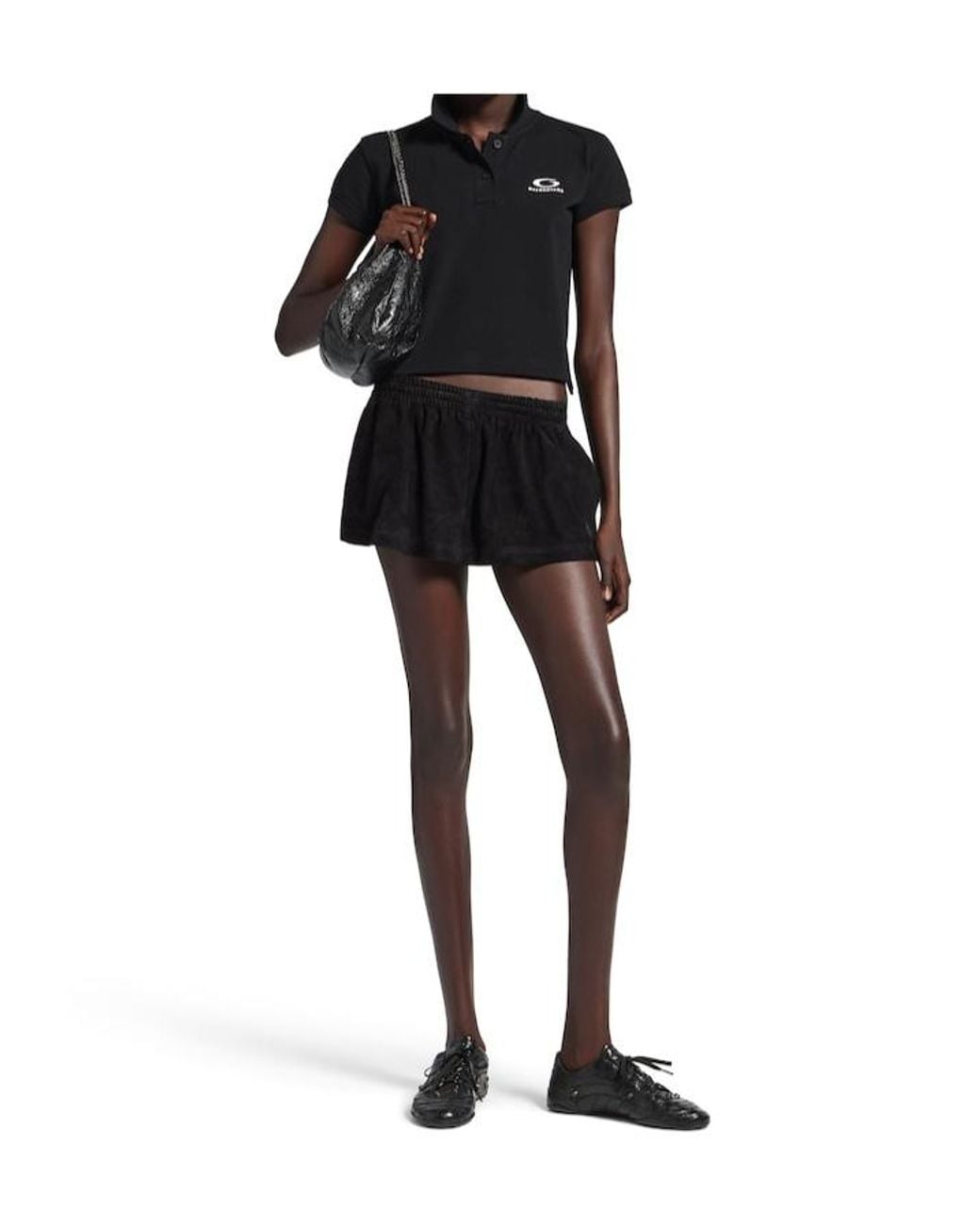 Balenciaga Black 'City' Sports Shoes