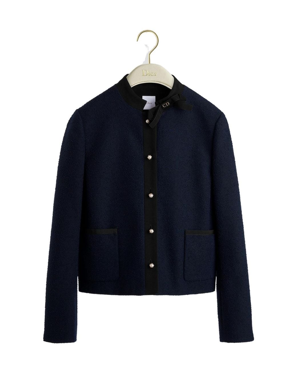 Dior Blue Cropped Jacket
