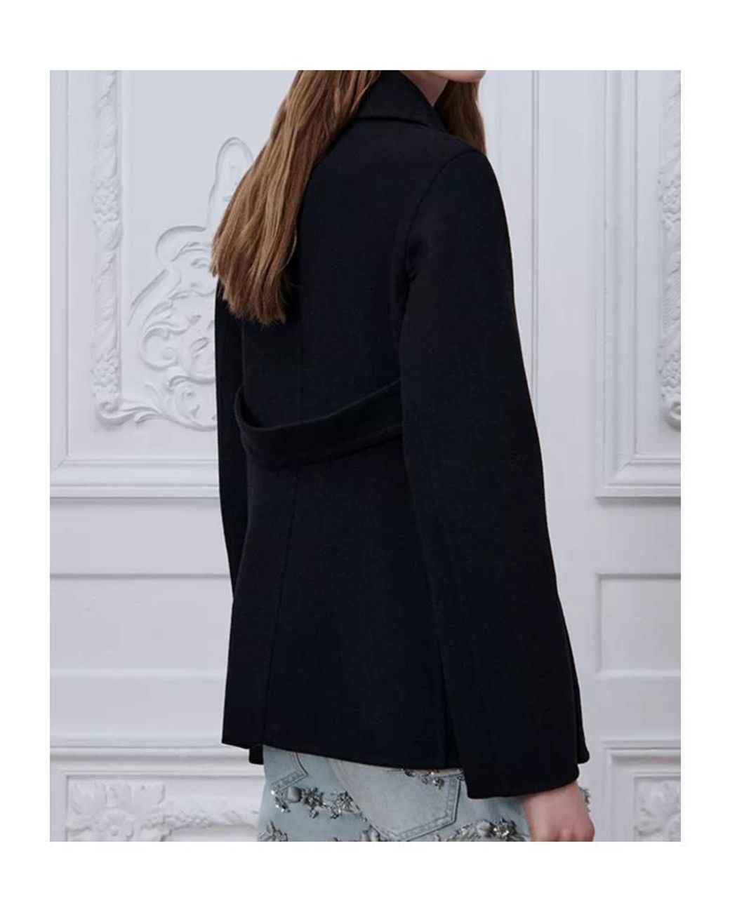 Dior Black Peacoat
