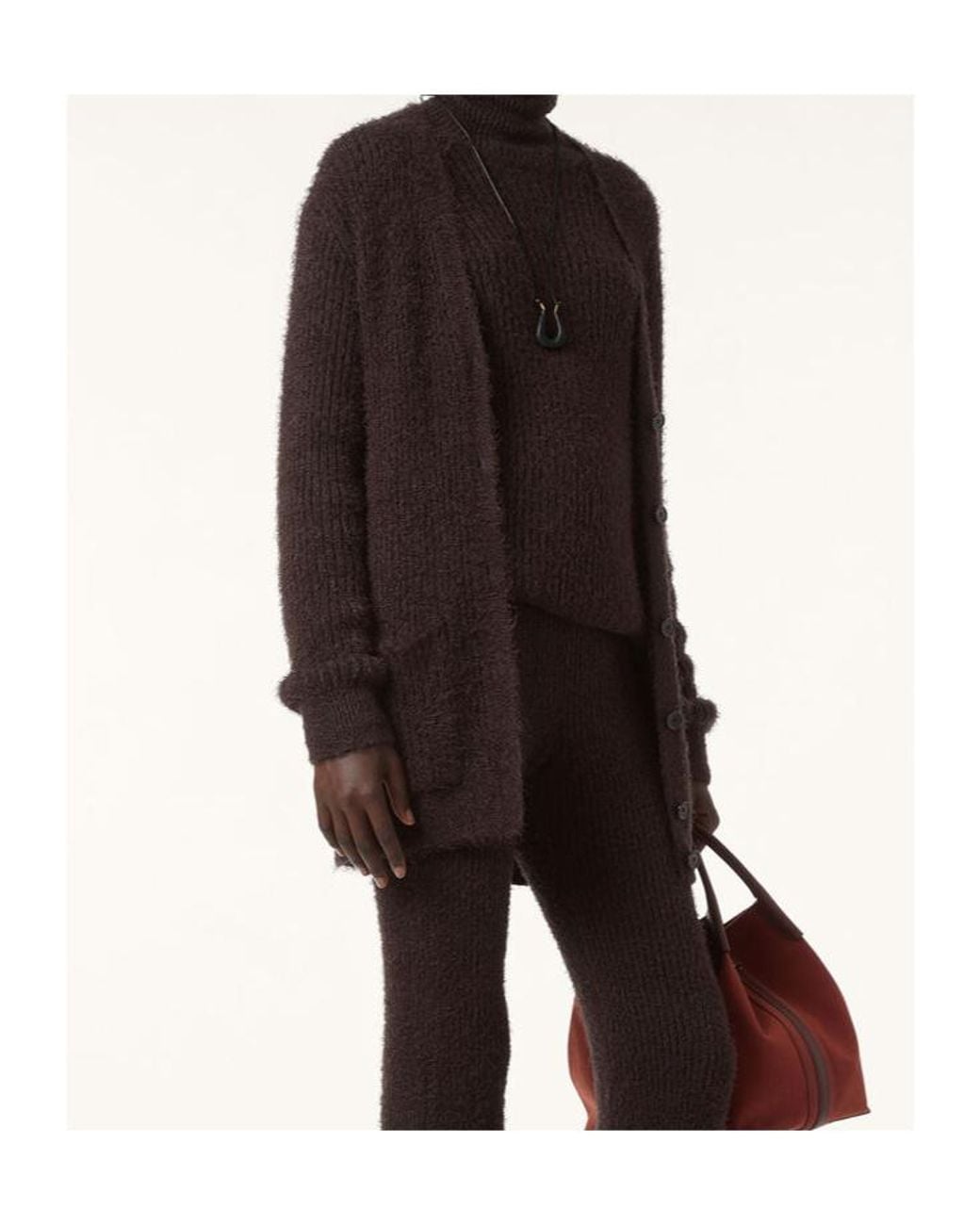 Loro Piana Brown Peruvian Lily Cardigan