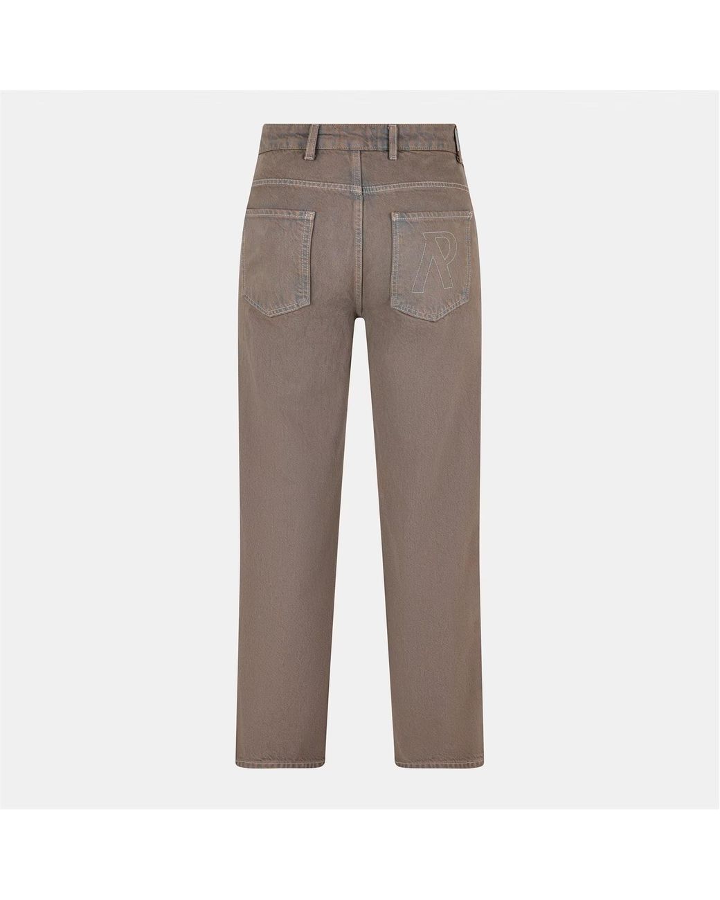 Represent Gray Straight-Leg Jeans for men