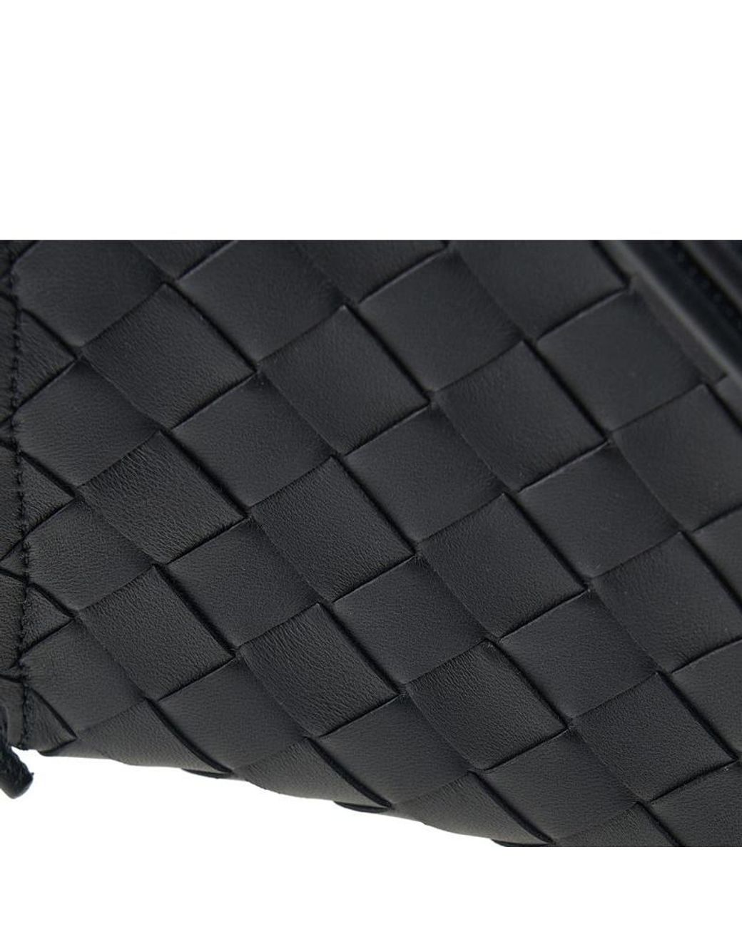 Bottega Veneta Black Woven Shoulder Bag