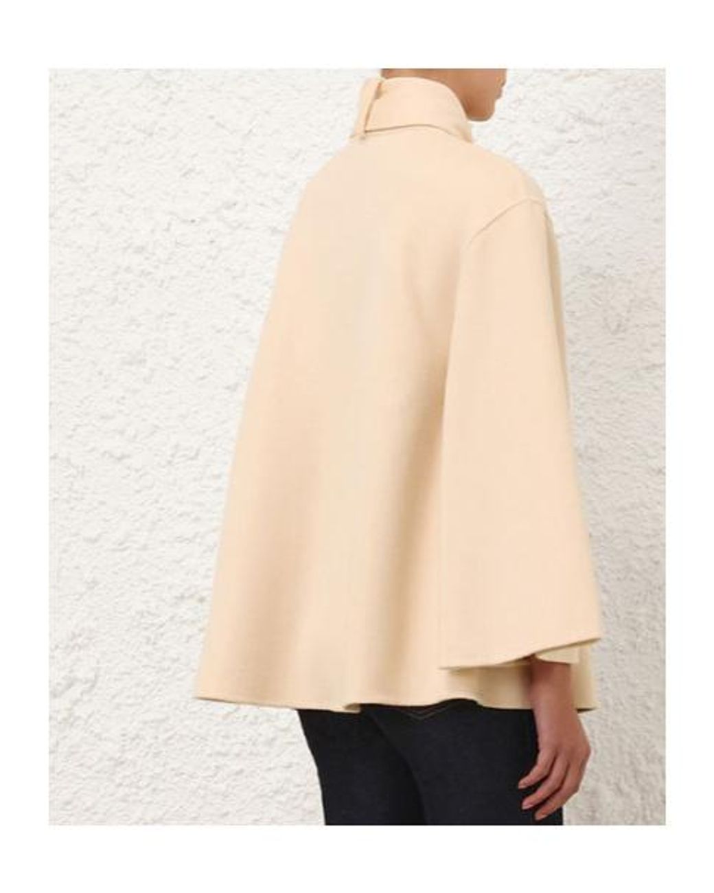 Zimmermann Natural Valiant Pussybow Coat