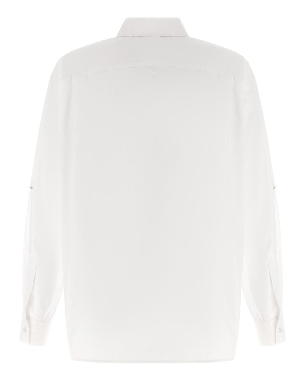 Max Mara White Tenue Button-Up Long-Sleeved Shirt