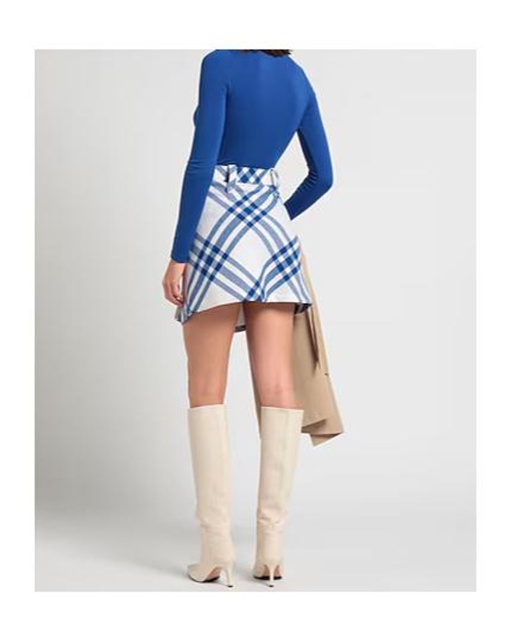 Burberry Blue Mini Skirts
