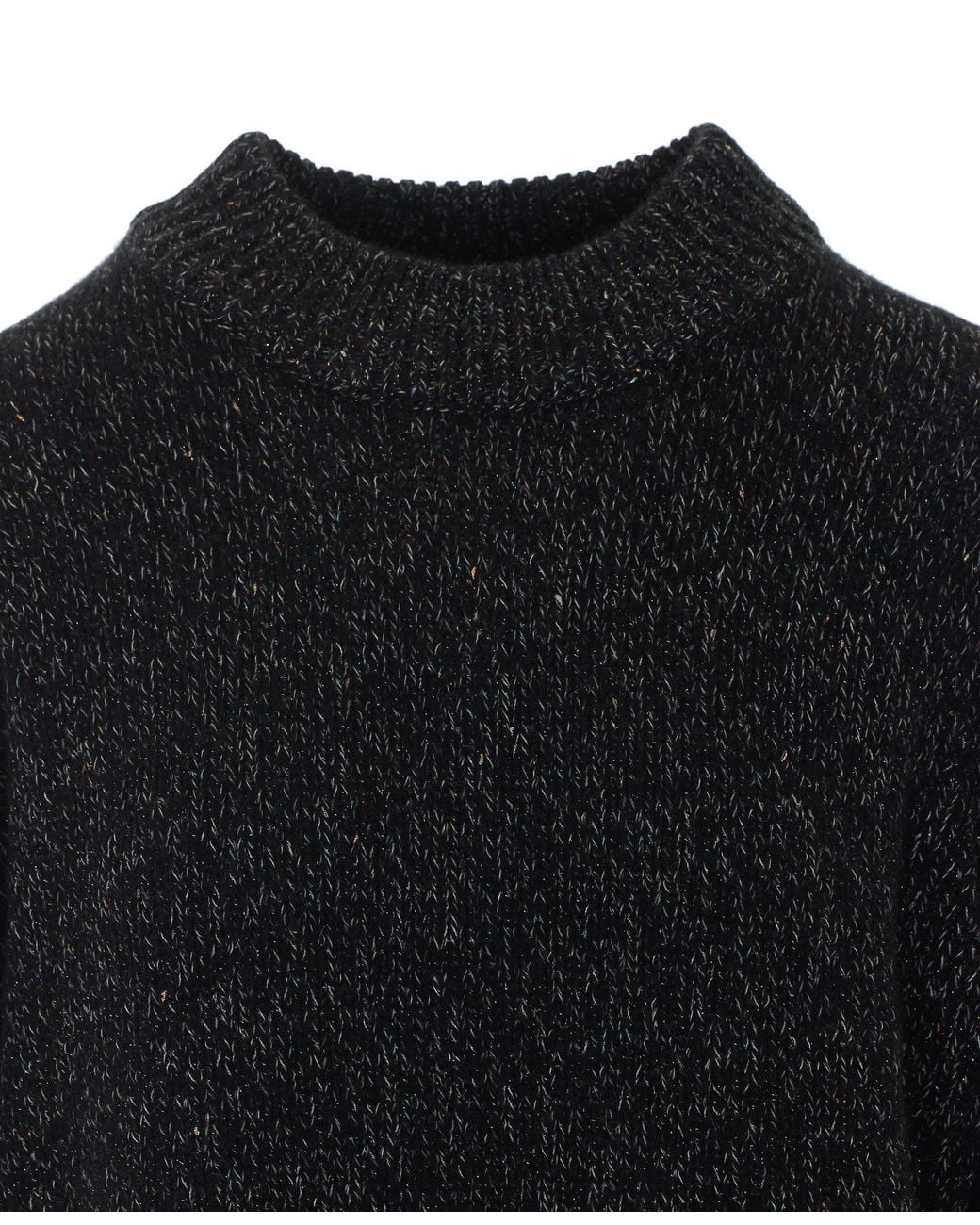 Lisa Yang Black Tarie Sparkle High Neck Knitted Sweater