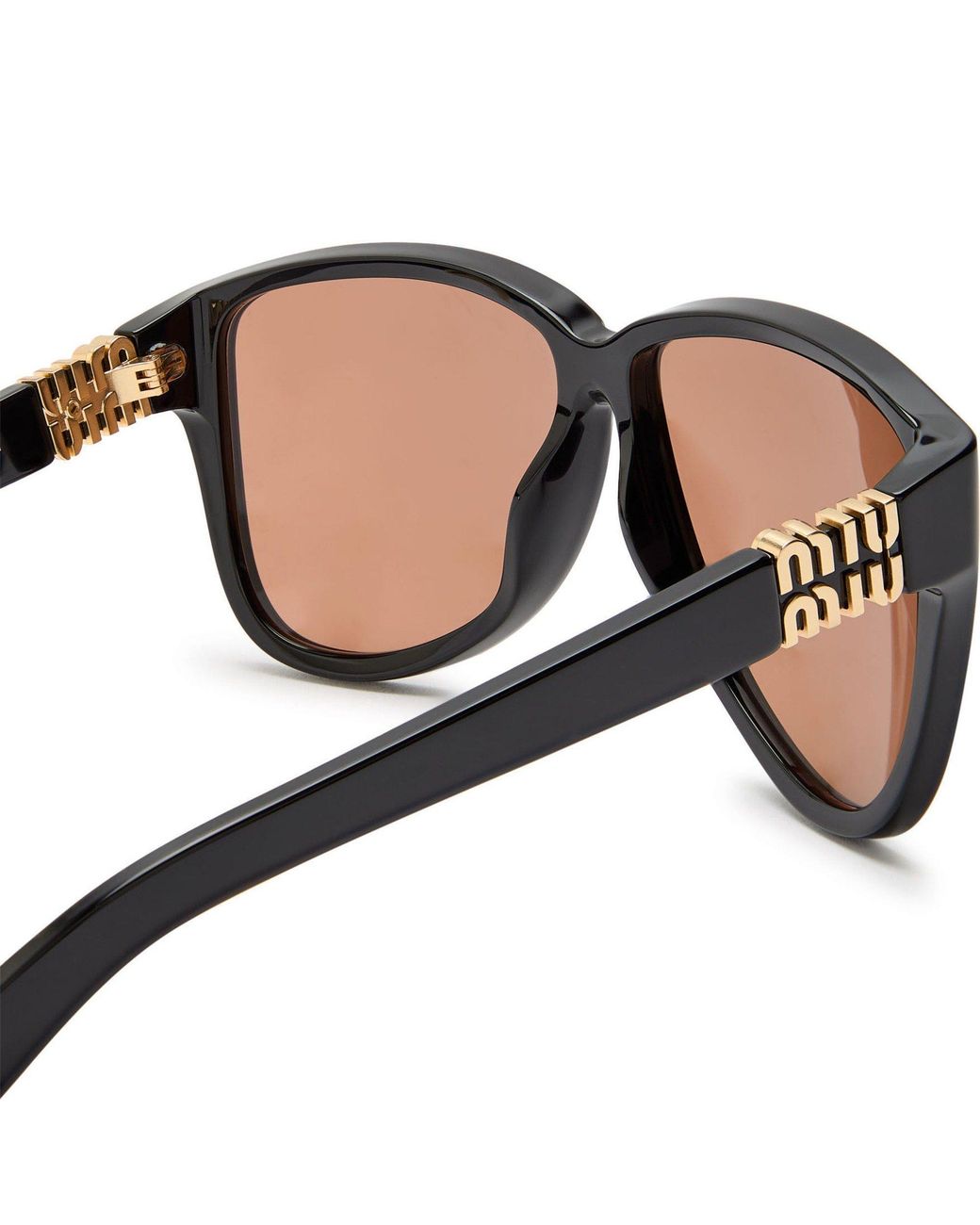 Miu Miu Black Designer-Style Sunglasses