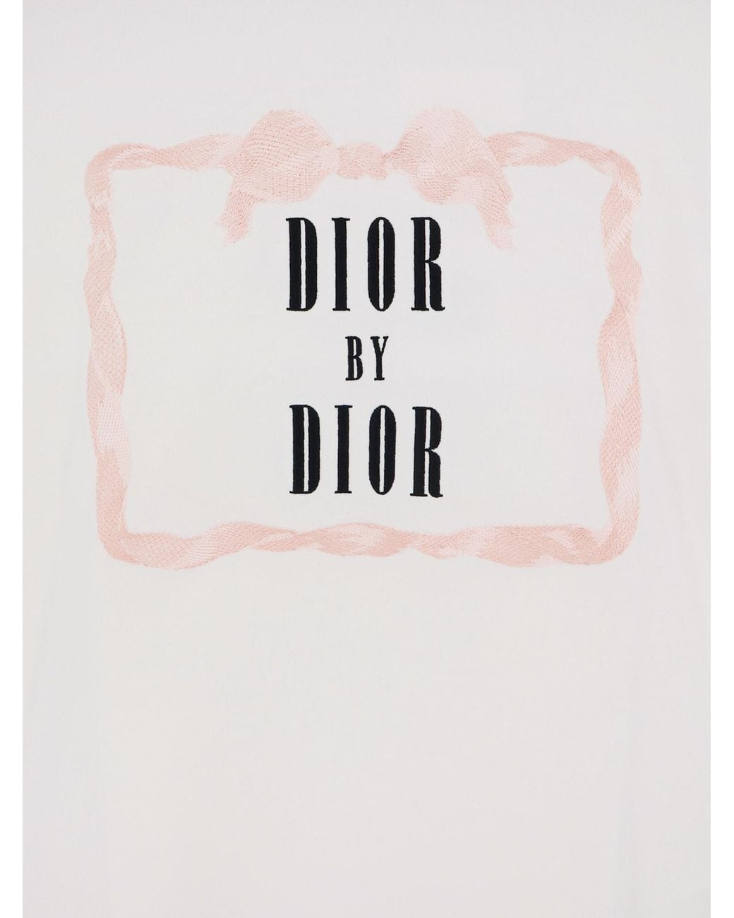 Dior White Book Cover Boxy T-Shirt