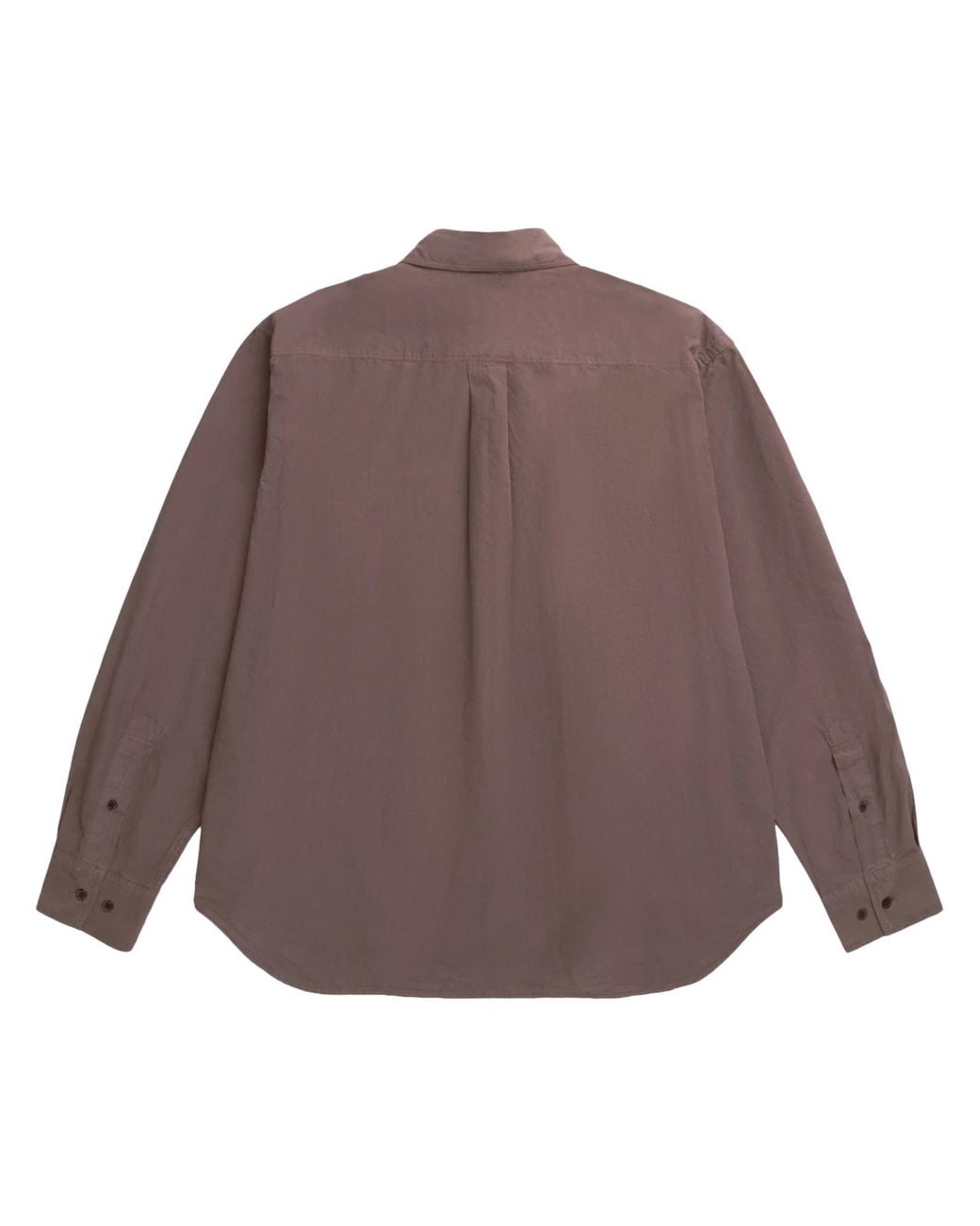 Norse Projects Brown Collared Long-Sleeved Shirt for men