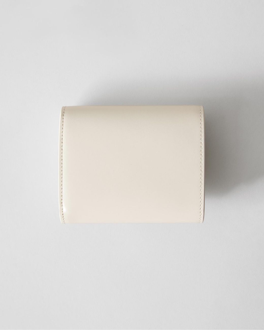 Céline White Small Flap Wallet Triomphe