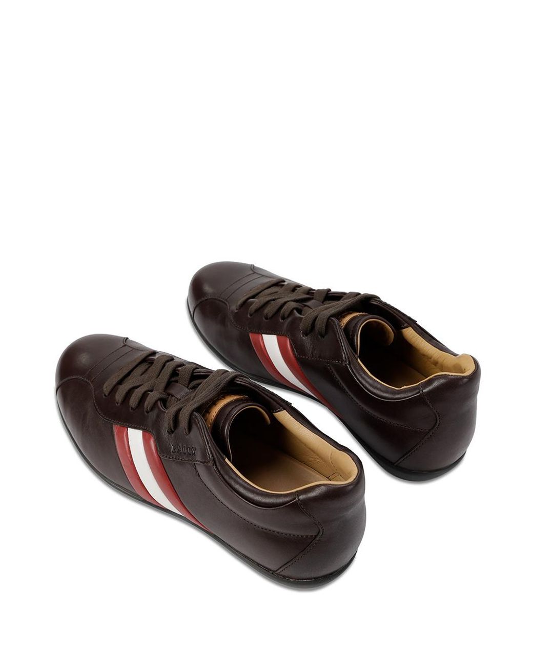 Bally Brown Logo Casual Sneakers for men