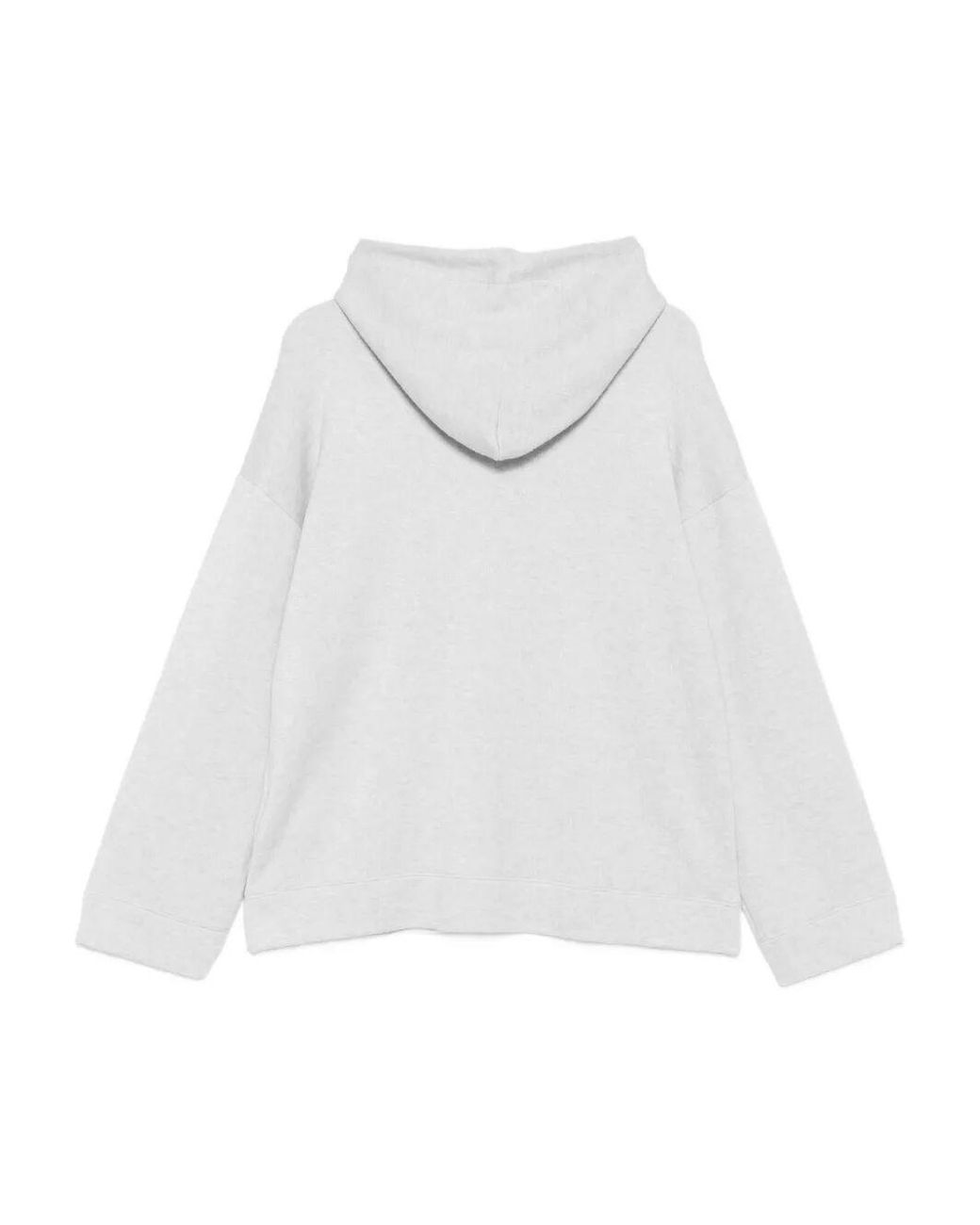 Dondup White Hooded Sweater