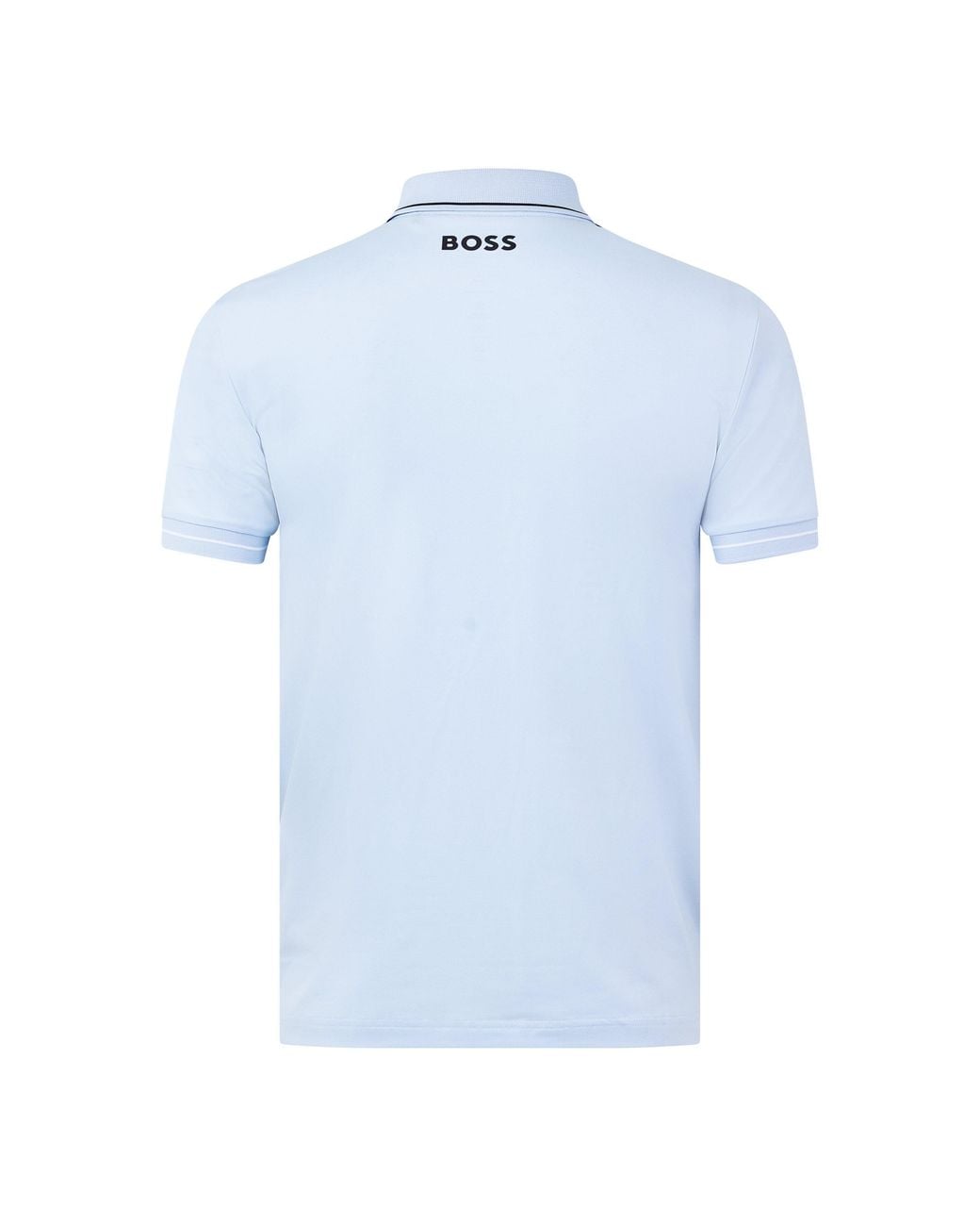 Boss Blue Short-Sleeved Polo Shirt for men