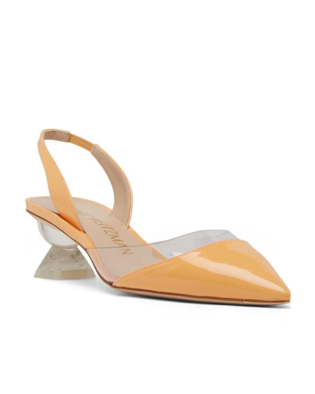 Stuart Weitzman Natural Lucite Sculpt Pumps