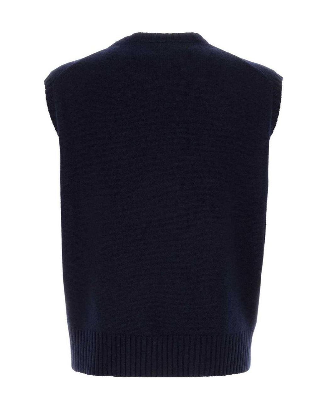 Polo Ralph Lauren Blue Big Fit Flag Knitted Vest for men