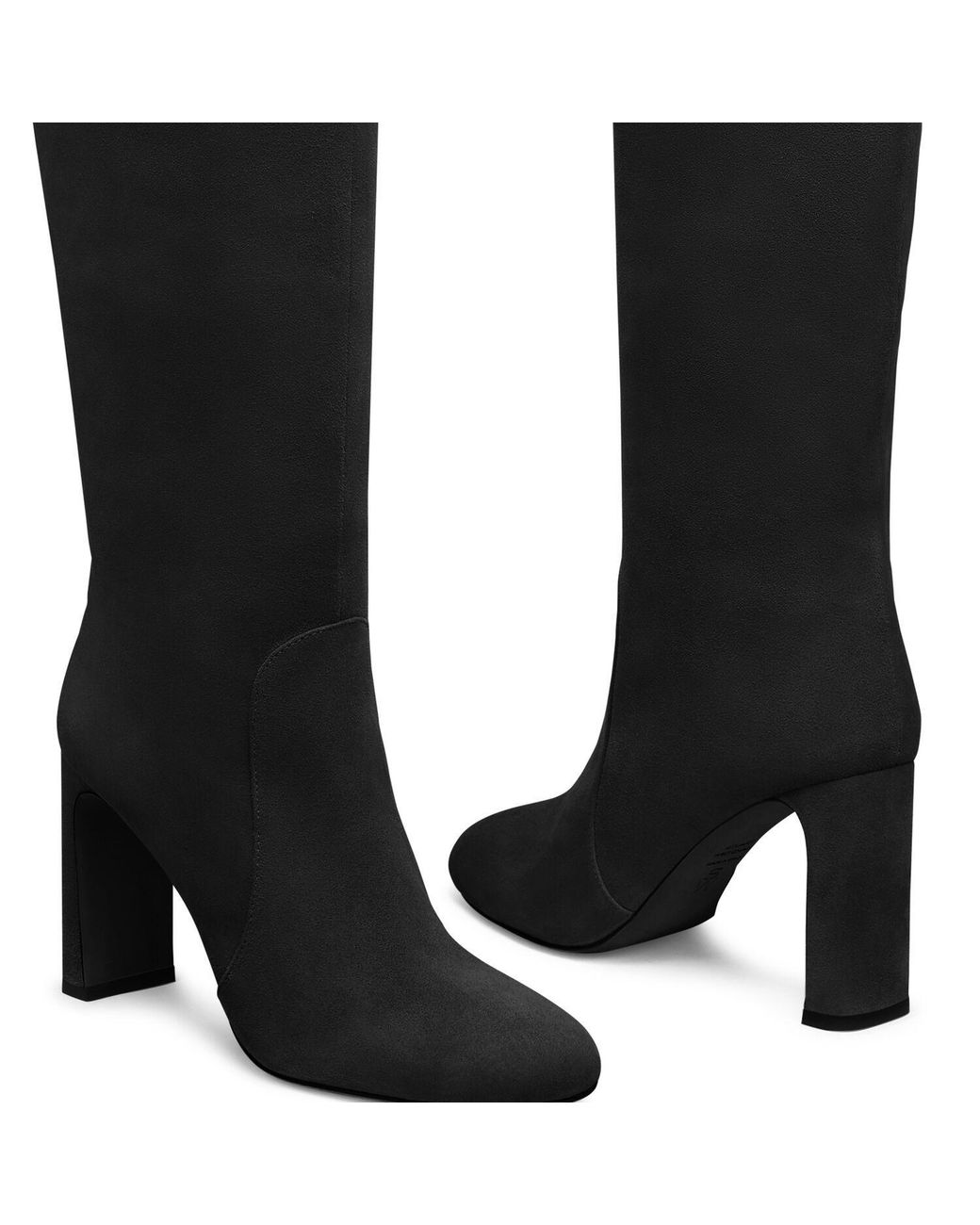 Stuart Weitzman Black Babette Over-The-Knee Tubo 85